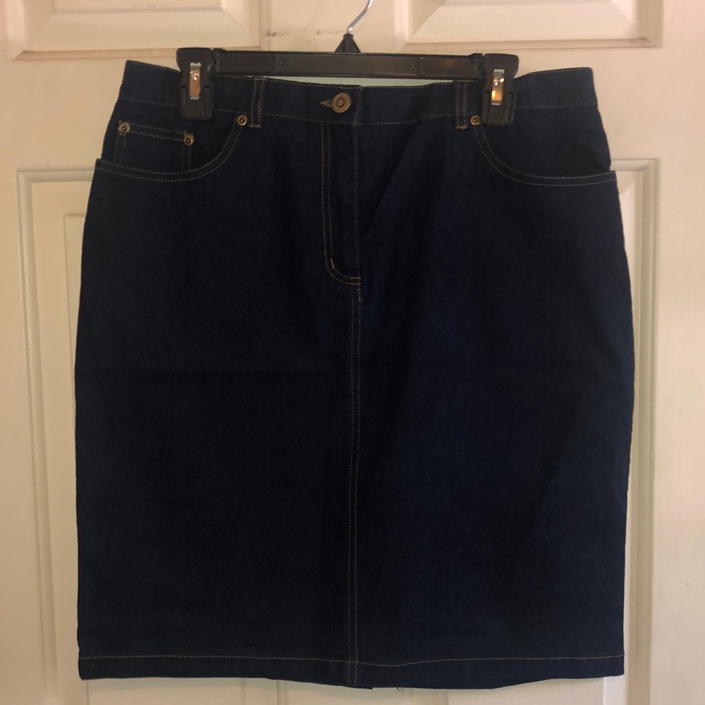 Ruby Rd denim skirt sz 10